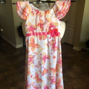 NWT Girls Butterfly Dress Size 8